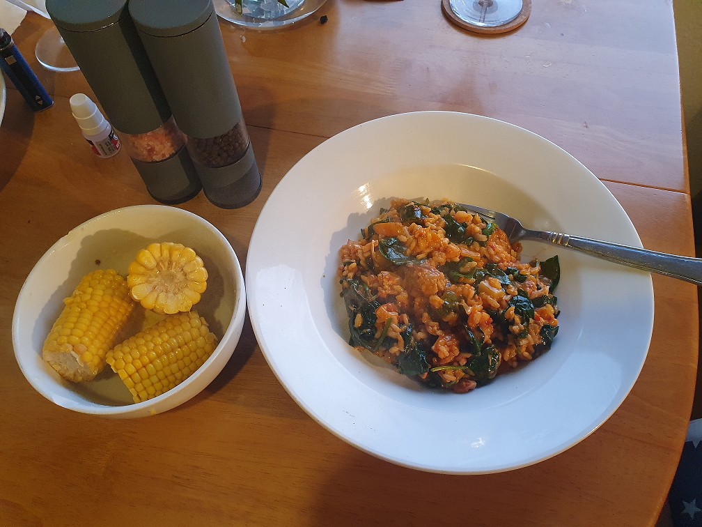 Leftover Roast Chicken Risotto